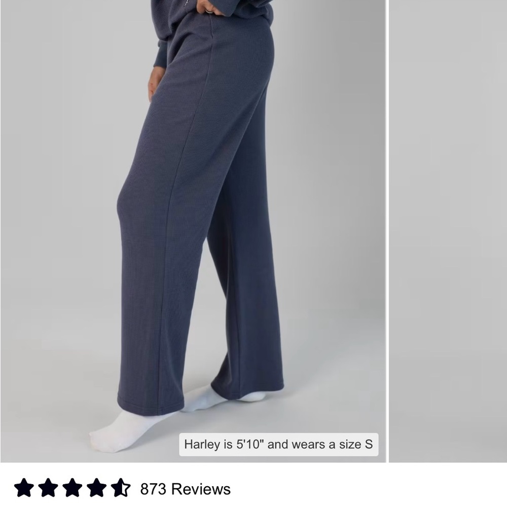 Comfrt waffle pants